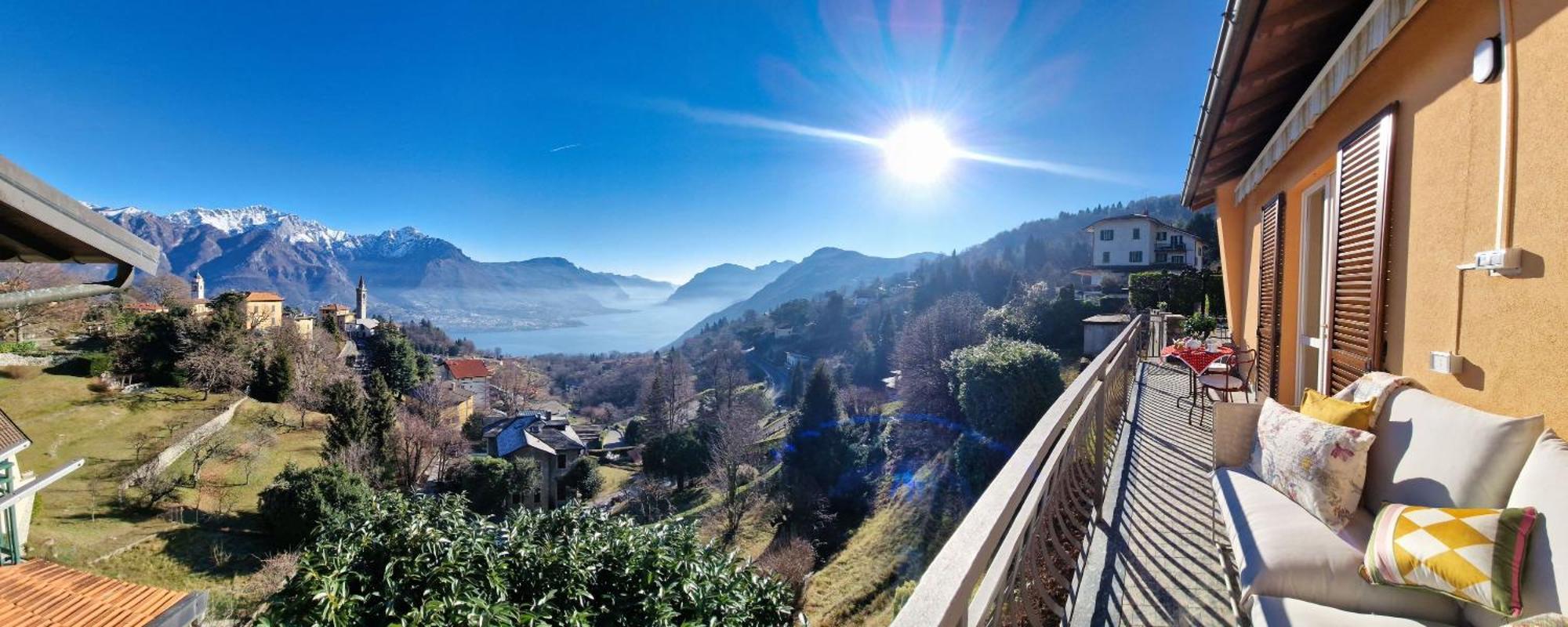 Panoramic Lakeview House Bellagio Civenna Екстер'єр фото