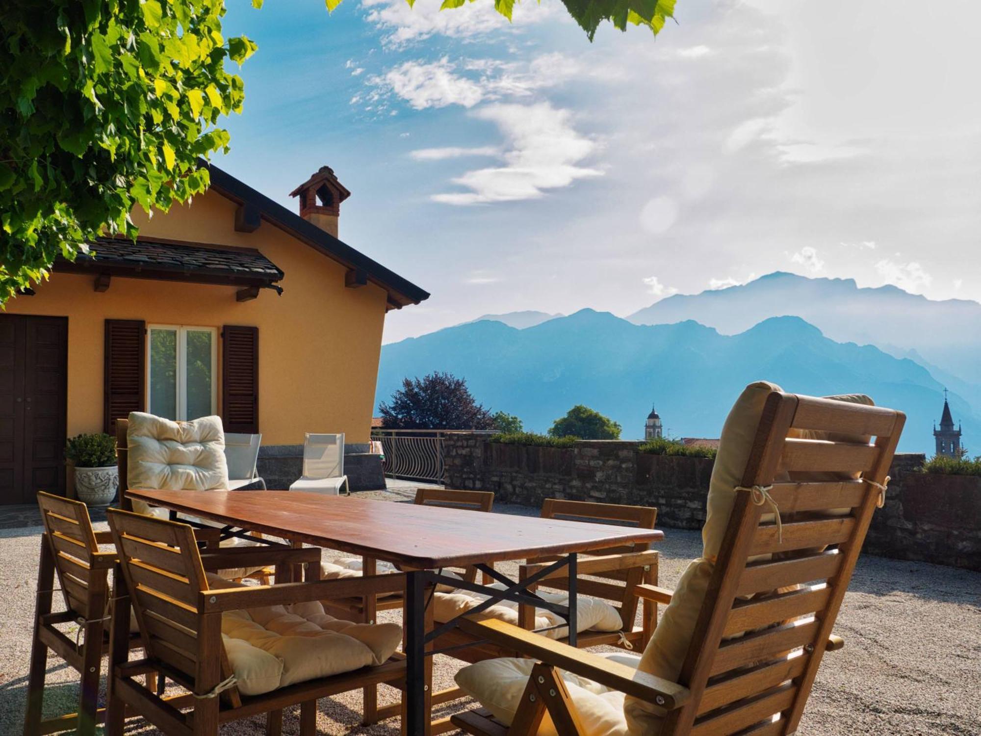 Panoramic Lakeview House Bellagio Civenna Екстер'єр фото